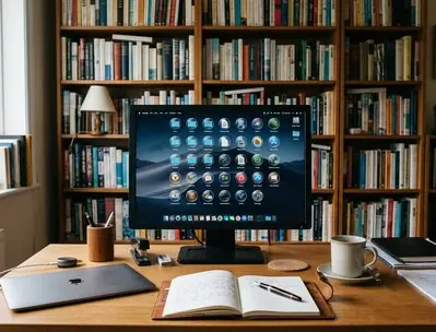 Mac icon set on classic OS X desktop