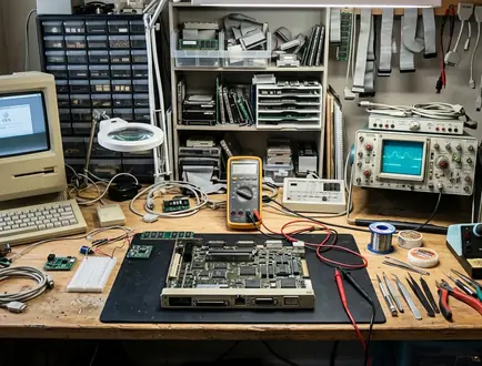 Image showing test bench